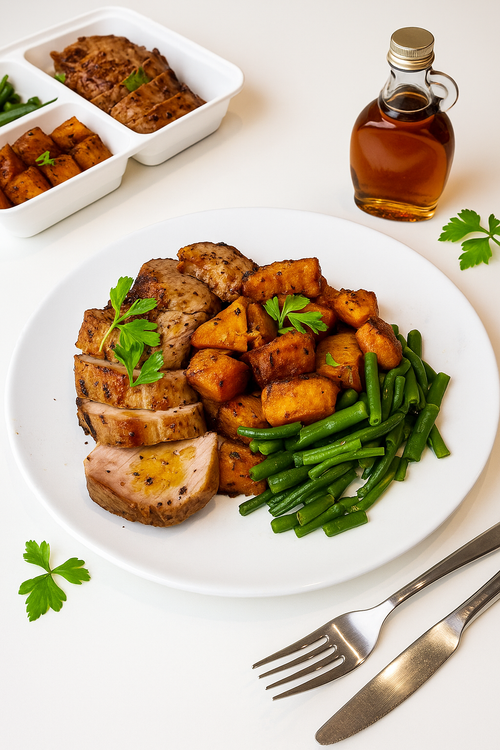 Apple Cider Glazed Pork Tenderloin